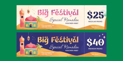 Arabian Font Poster 4