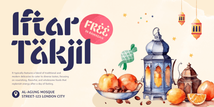 Arabian Font Poster 5