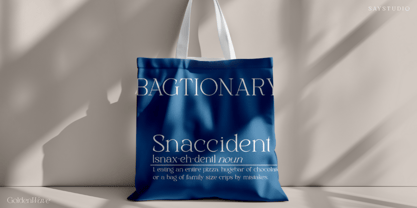 Golden Wave Font Poster 7