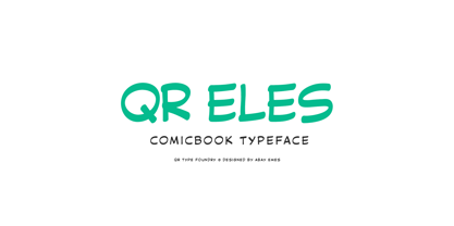 QR Eles Font Poster 1