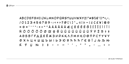 QR Eles Font Poster 2