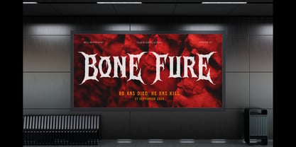 Frost Scream Font Poster 8