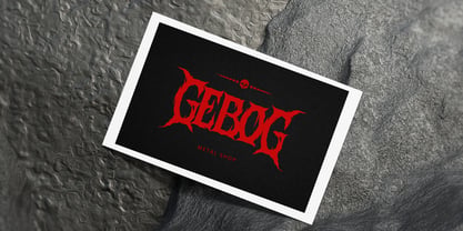 Frost Scream Font Poster 6