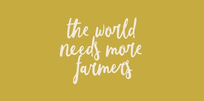 Great Harvest Font Poster 2