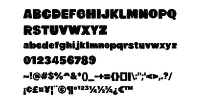 Brockless Font Poster 4