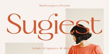 Sugiest Font Poster 1