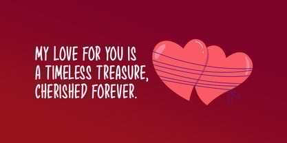 Thinking With Love Font Poster 4