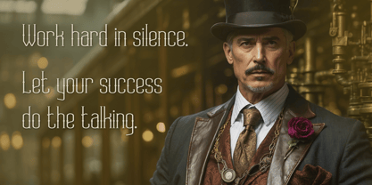 Steamism Font Poster 2