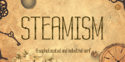 Steamism Font Poster 1