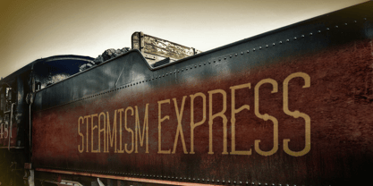 Steamism Font Poster 3