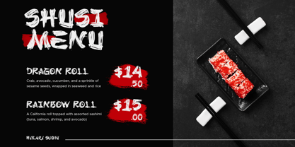 Tenkai Font Poster 8