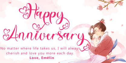 Valentine Bellia Font Poster 4