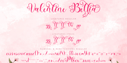 Valentine Bellia Font Poster 7