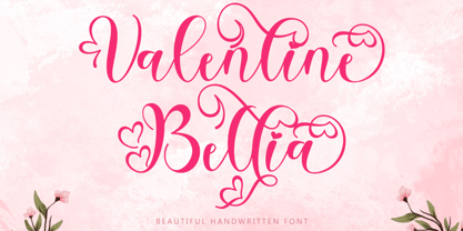 Valentine Bellia Font Poster 1