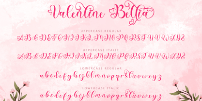Valentine Bellia Font Poster 6