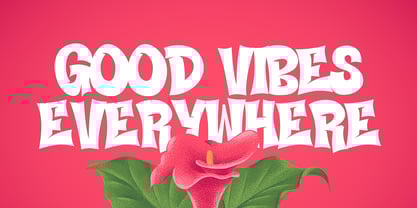 Voids Bloom Font Poster 5