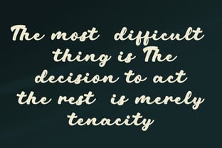 Pancake Font Poster 4