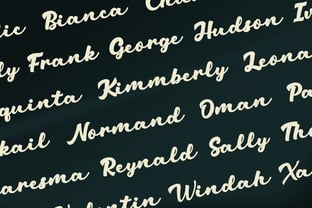 Pancake Font Poster 3