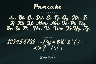 Pancake Font Poster 5
