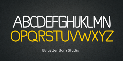 Latonate Font Poster 4