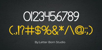 Latonate Font Poster 6
