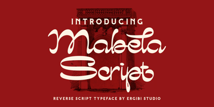 Mabela Script Font Poster 1