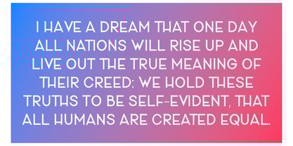 Radoselsky Strong Font Poster 2