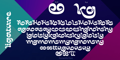 Romerillo Font Poster 13