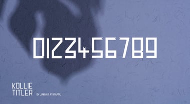 Kollie Titler Font Poster 5