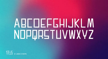 Kollie Titler Font Poster 2