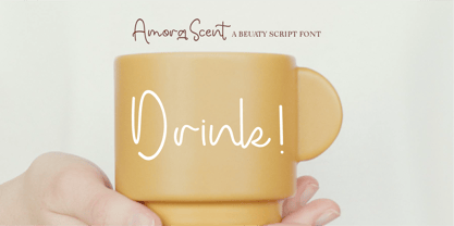 CF Amora Scent Font Poster 7