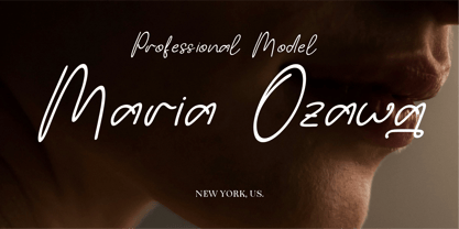 CF Amora Scent Font Poster 9