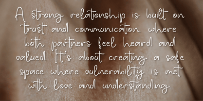 CF Amora Scent Font Poster 3