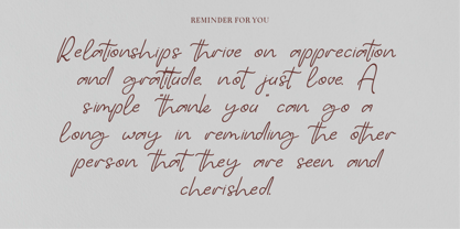 CF Amora Scent Font Poster 5