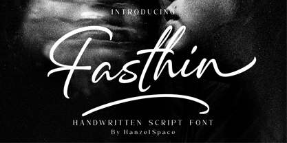 Fasthin Font Poster 1