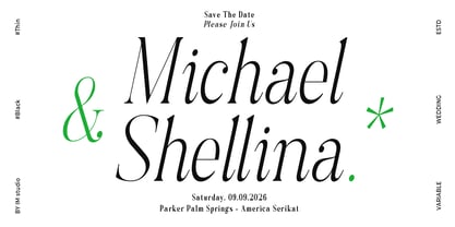 Muthilena Gothic Font Poster 11