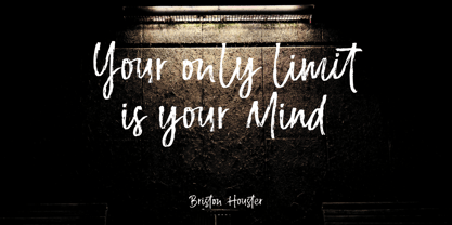 Briston Houster Font Poster 13