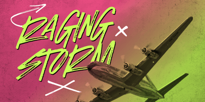 Wave Block Font Poster 6