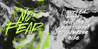 Wave Block Font Poster 9