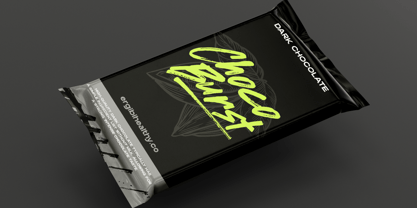 Wave Block Font Poster 3