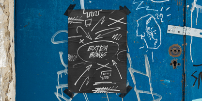 Wave Block Font Poster 8