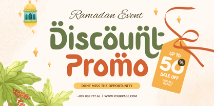 Yeah Ramadan Font Poster 8