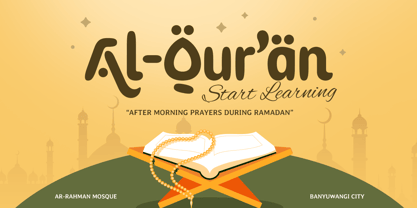 Yeah Ramadan Font Poster 7