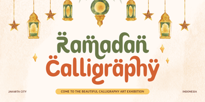 Yeah Ramadan Font Poster 2