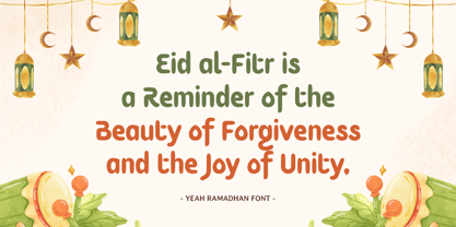 Yeah Ramadan Font Poster 3
