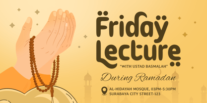 Yeah Ramadan Font Poster 6