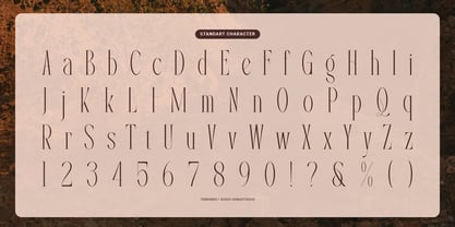 Tebranos Font Poster 11