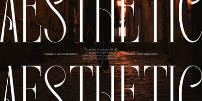 Tebranos Font Poster 7