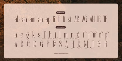 Tebranos Font Poster 13