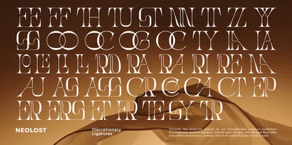 Neolost Font Poster 9
